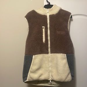 Kith fleece hoodie vest